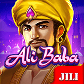 Ali Baba hot slot tile artwork with treasure theme