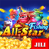 All Star Fishing arcade tile artwork with star fish
