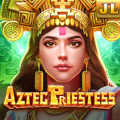 Aztec Priestess hot slot tile artwork with temple motif