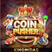 Coin Pusher arcade tile artwork with coin stack
