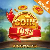 Coin Toss arcade tile artwork with flipping coin