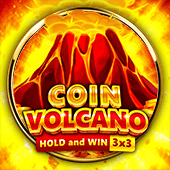 Coin Vilcano Hold and Win hot tile artwork with volcano