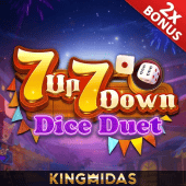 Dice Duet arcade tile artwork with two dice