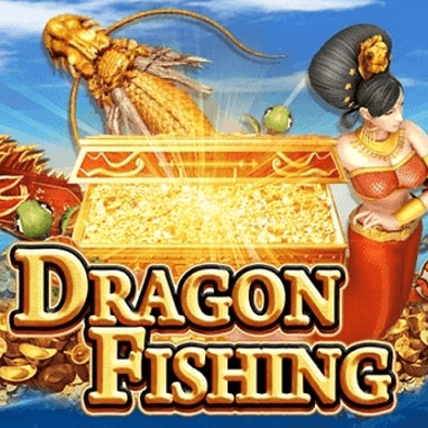 Dragon Fishing arcade tile artwork with sea dragon