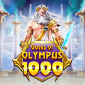 Gates of Olympus 1000 hot slot tile artwork with Zeus