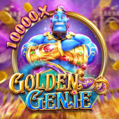 Golden Genie hot slot tile artwork with lamp