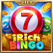 Irich Bingo slot tile artwork with bingo card