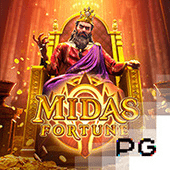 Midas Fortune hot slot tile artwork with golden touch