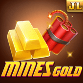 Mines Gold slot tile artwork with pickaxe icon