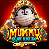 Mummy Lock Riches slot tile artwork with sarcophagus
