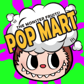 Popmart slot tile artwork with toy figure theme