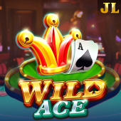 Wild Ace slot tile artwork with neon ace symbol